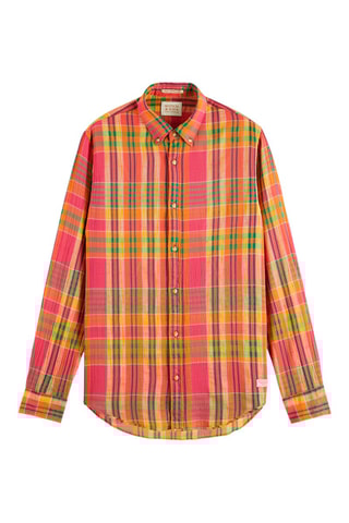 Chemise - Corail et jaune