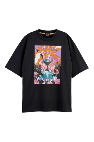 T-shirt en coton biologique Noir