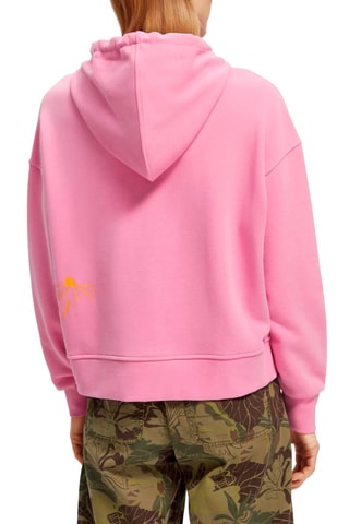 Sweat à capuche Fuchsia