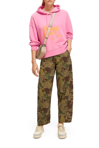 Sweat à capuche Fuchsia