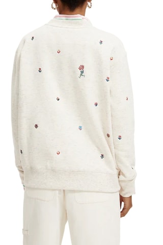 Sweat relaxed fit - Beige chiné