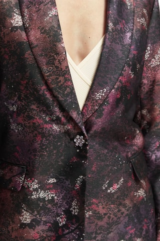 Blazer - Violet et bleu nuit