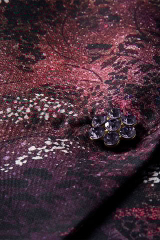 Blazer - Violet et bleu nuit