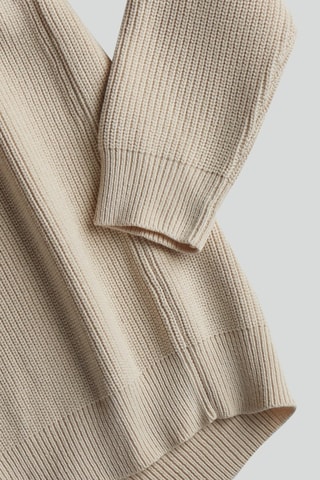 Merinoswollen Trui Roman - Beige