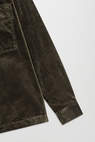 Velours en Biologisch Katoenen Jasje Wilas - Taupe