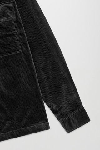 Velours en Biologisch Katoenen Jasje Wilas - Zwart