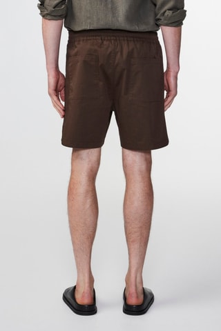 Biologisch Katoenen Short Jon - Bruin