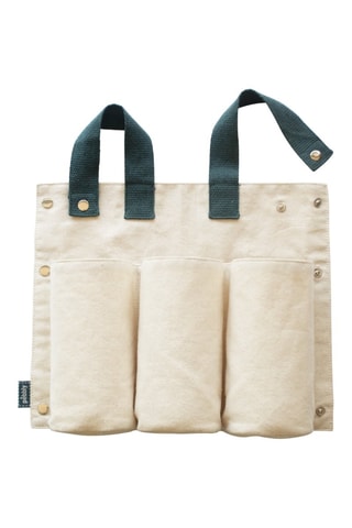 Sac à bouteilles en coton biologique - Blanc