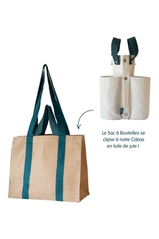 Cabas en coton biologique - Beige