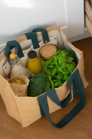 Cabas en coton biologique - Beige