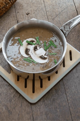 Dessous de plat en bambou sans BPA