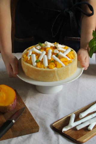 Cercle à entremets en acier inoxydable Vacherin - 28,3 cm