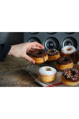 Moule en acier inoxydable 6 mini-savarins