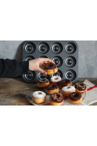 Moule en acier inoxydable 12 mini-savarins