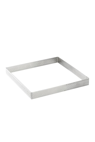 Moule à tarte flexible en acier inoxydable - 17,6 x 17,6 cm