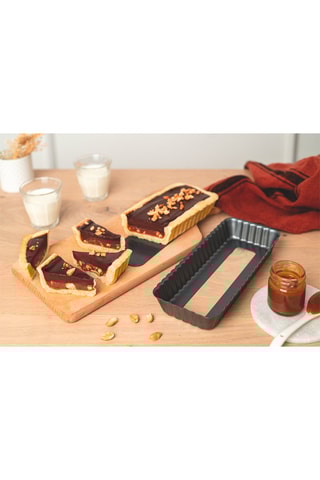 Moule à gâteau en acier inoxydable - 35,6 x 10,2 cm