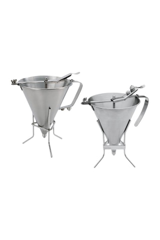 Entonnoir à piston en acier inoxydable Kwik Pro - 1,5 L