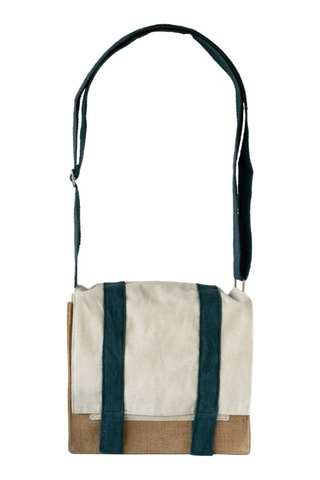 Sac à lunch en coton biologique - Beige