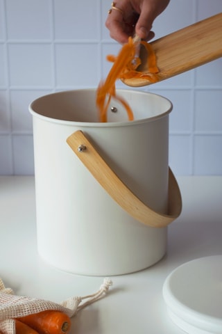 Coffret zéro déchet en bambou, coton biologique et acier inoxydable - 4 pièces