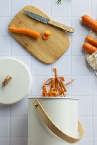 Coffret zéro déchet en bambou, coton biologique et acier inoxydable - 4 pièces