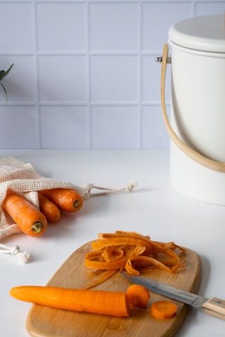 Coffret zéro déchet en bambou, coton biologique et acier inoxydable - 4 pièces