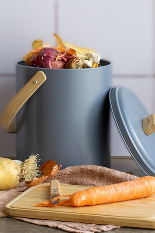 Seau à compost en bambou - 4,5 l