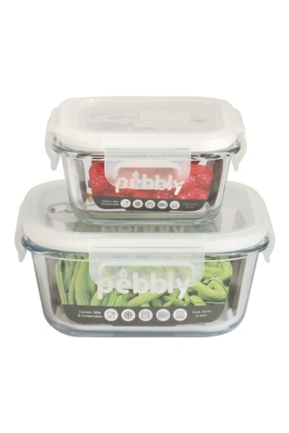 Boîte de conservation hermétique en verre borosilicate sans BPA - 32 cl