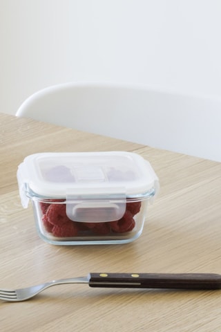 Boîte de conservation hermétique en verre borosilicate sans BPA - 32 cl