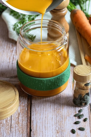 Bocal et pot en verre borosilicate, bambou et silicone - 5 et 70 cl