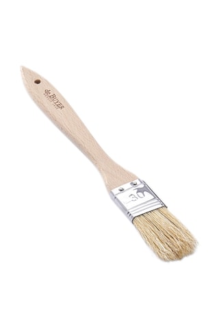 2 pinceaux en bois et soie