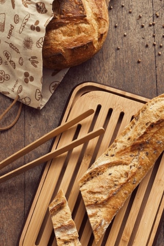 Ensemble boulanger en bambou et coton biologique - 3 pièces