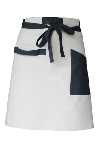 Tablier de cuisine en coton biologique - Blanc