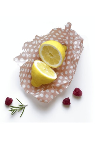 3 feuilles d’emballage alimentaire en cire d’abeille et coton biologique - 35 x 5 x 33 / 28 x 25 / 20 x 18 cm