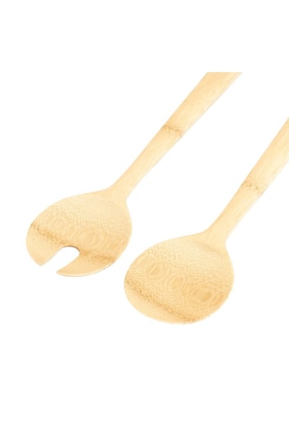 Couverts à salade en bambou