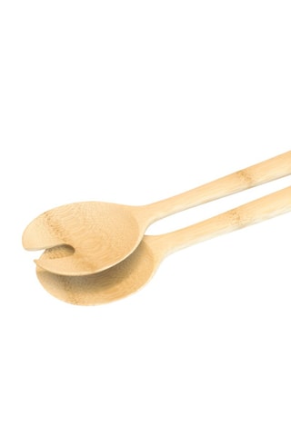 Couverts à salade en bambou
