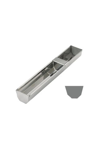 Séparateur pour gouttière en acier inoxydable