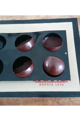 Moule en silicone Moul Flex - 6 mini demi-sphères