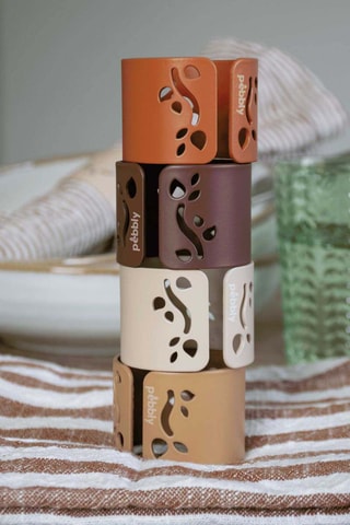 4 ronds de serviette - 4 cm