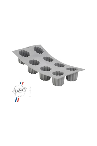 Moule en silicone Elastomoule - 8 muffins