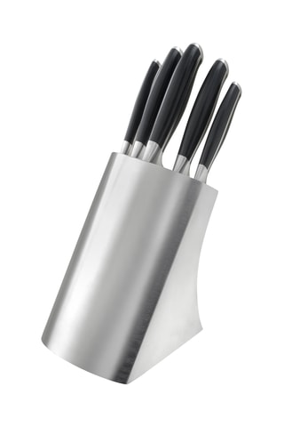 Bloc de 5 pièces en acier inoxydable Glasgow