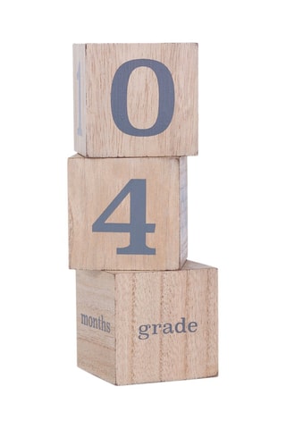 Houten Kubuskalender - 3-Delig