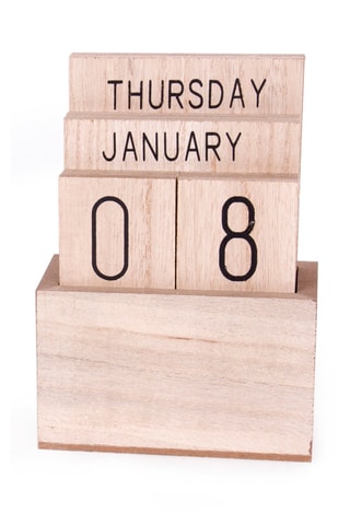 Houten Dagkalender