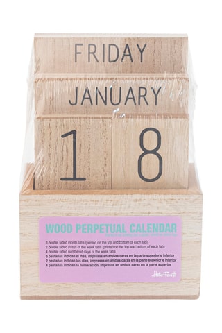Houten Dagkalender