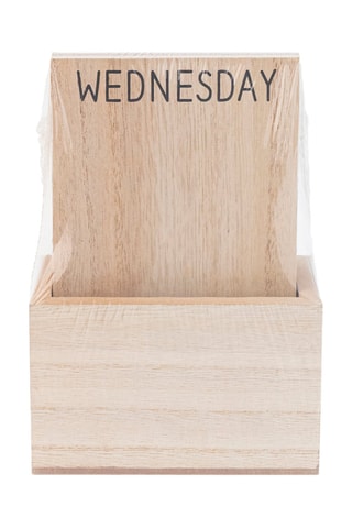 Houten Dagkalender