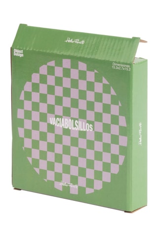 Keramisch Opbergbakje _ 15 cm - Wit en Groen