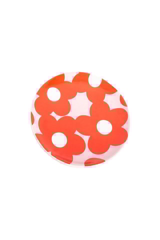 Keramisch Opbergbakje _ 15 cm - Oranje en Roze