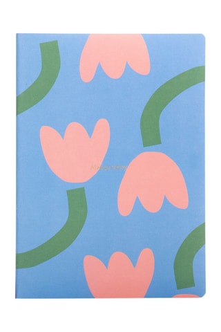 Gelinieerd Notitieboekje - 100 Pagina's - Blauw - 14,8 x 21 cm