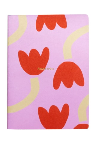 Gelinieerd Notitieboekje - 100 Pagina's - Roze - 14,8 x 21 cm