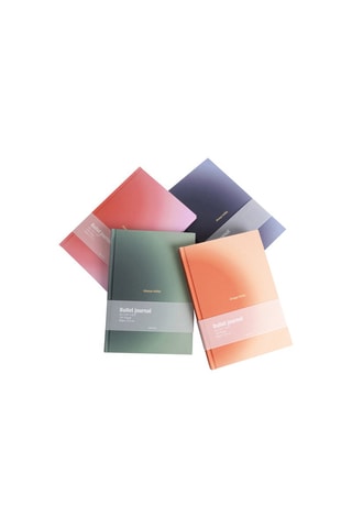 Bulletjournal - 192 Pagina's - Blauw - 14,8 x 21 cm