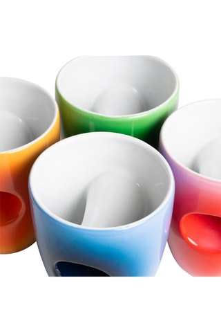 Porseleinen Kop en Schotel - Oranje